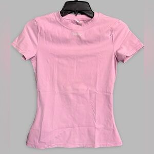 Peachy Brand Scuba Skin Tight Activewear Baby T-Shirt Large